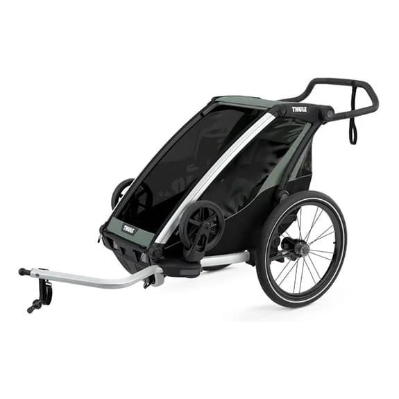 Thule Chariot Lite 1 Trailer Black Grey 1 Thule Chariot Lite 1 Trailer Black Grey