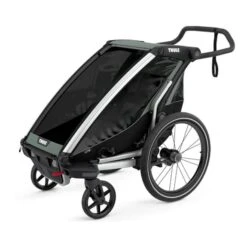 Thule Chariot Lite 1 Trailer Black Grey 5 Thule Chariot Lite 1 Trailer Black Grey -Cycle Pack Shop th10203021 003