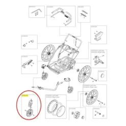 Thule Sport Cross Lite 8' Buggy Swivel Wheel