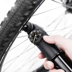 Topeak Mountain TT G Hand Pump With Pressure Gauge Black Grey -Cycle Pack Shop tpk tmtt 1g 004