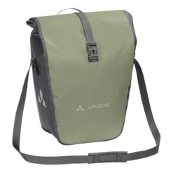 Vaude Aqua Back Saddlebag Grey Green (Pair) -Cycle Pack Shop vu 12411 942 003