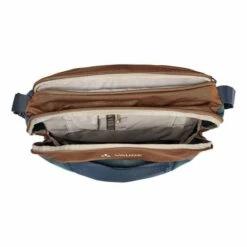 Vaude Cycle Messenger M Shoulder Bag Light Brown Navy Blue -Cycle Pack Shop vu 16119 304 004