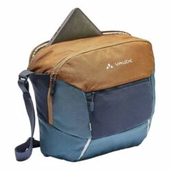 Vaude Cycle Messenger M Shoulder Bag Light Brown Navy Blue -Cycle Pack Shop vu 16119 304 006
