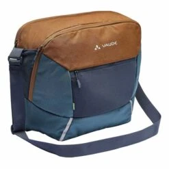 Vaude Cycle Messenger L Shoulder Bag Light Brown Navy Blue