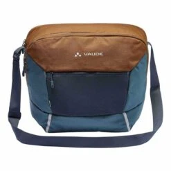 Vaude Cycle Messenger L Shoulder Bag Light Brown Navy Blue -Cycle Pack Shop vu 16120 304 005