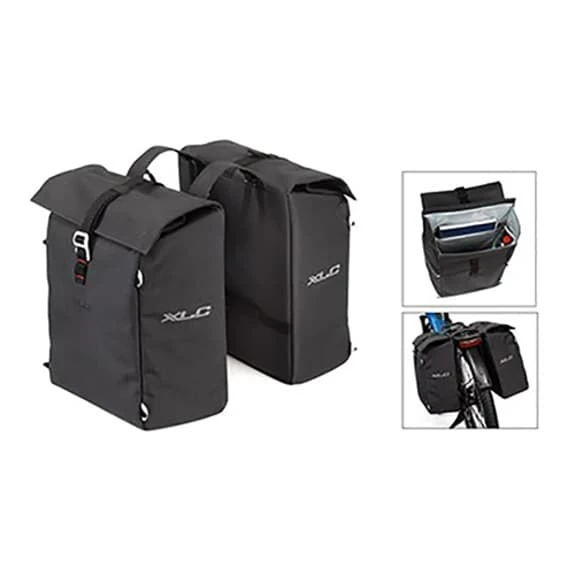 XLC BA-S92 31L Saddlebag Black 1 XLC BA-S92 31L Saddlebag Black