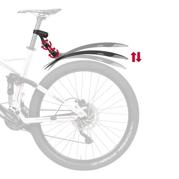 ZEFAL Zéfal Deflector RM90+ Mudguard Black 2 ZEFAL Zéfal Deflector RM90+ Mudguard Black - Image 2